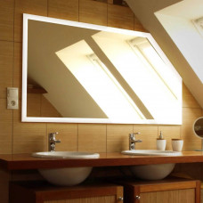Зеркало в ванную 85 см с LED подсветкой Бруклин 